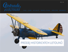 Tablet Screenshot of airtrade.cz